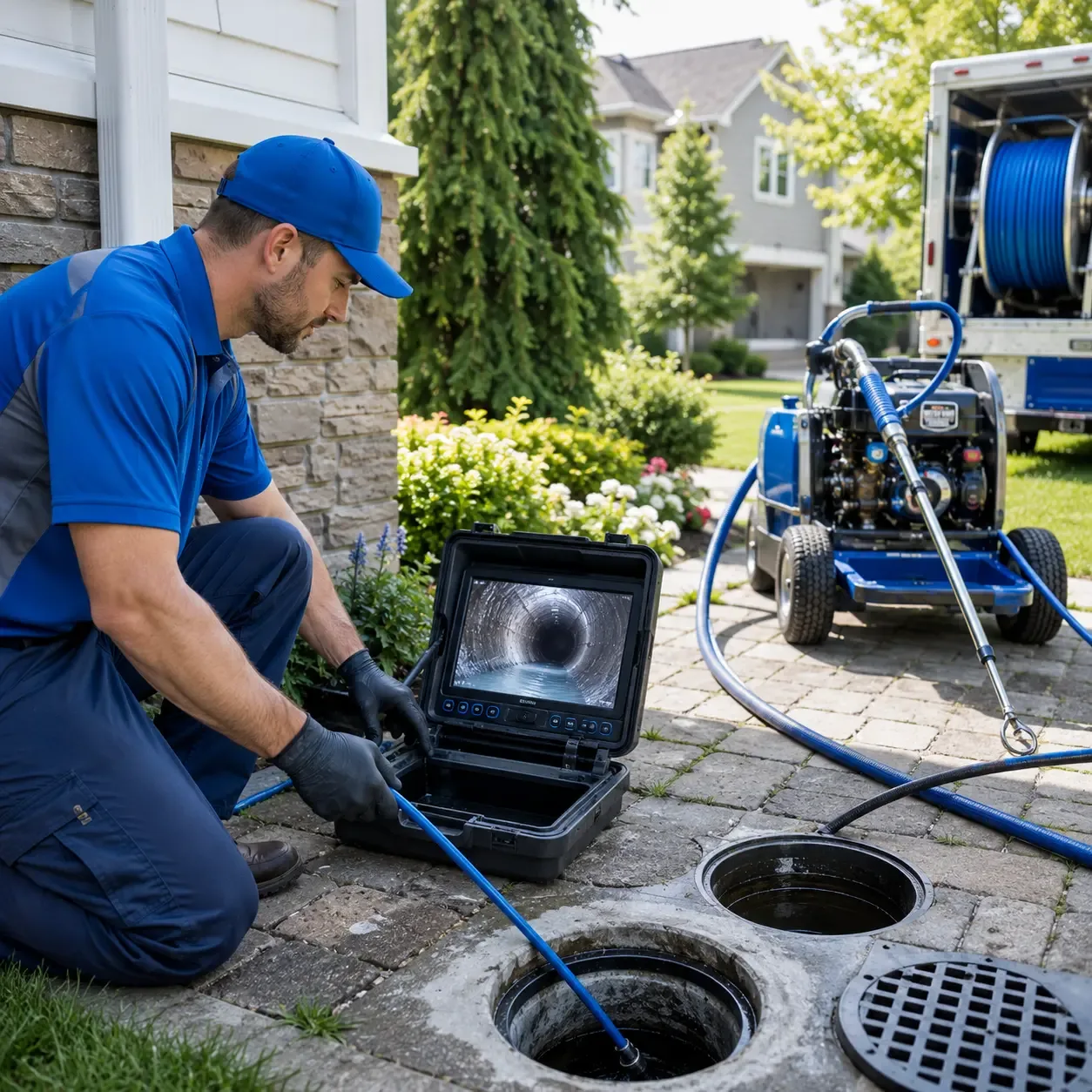 Outdoor drain cleaning professionals serving Marengo, IL