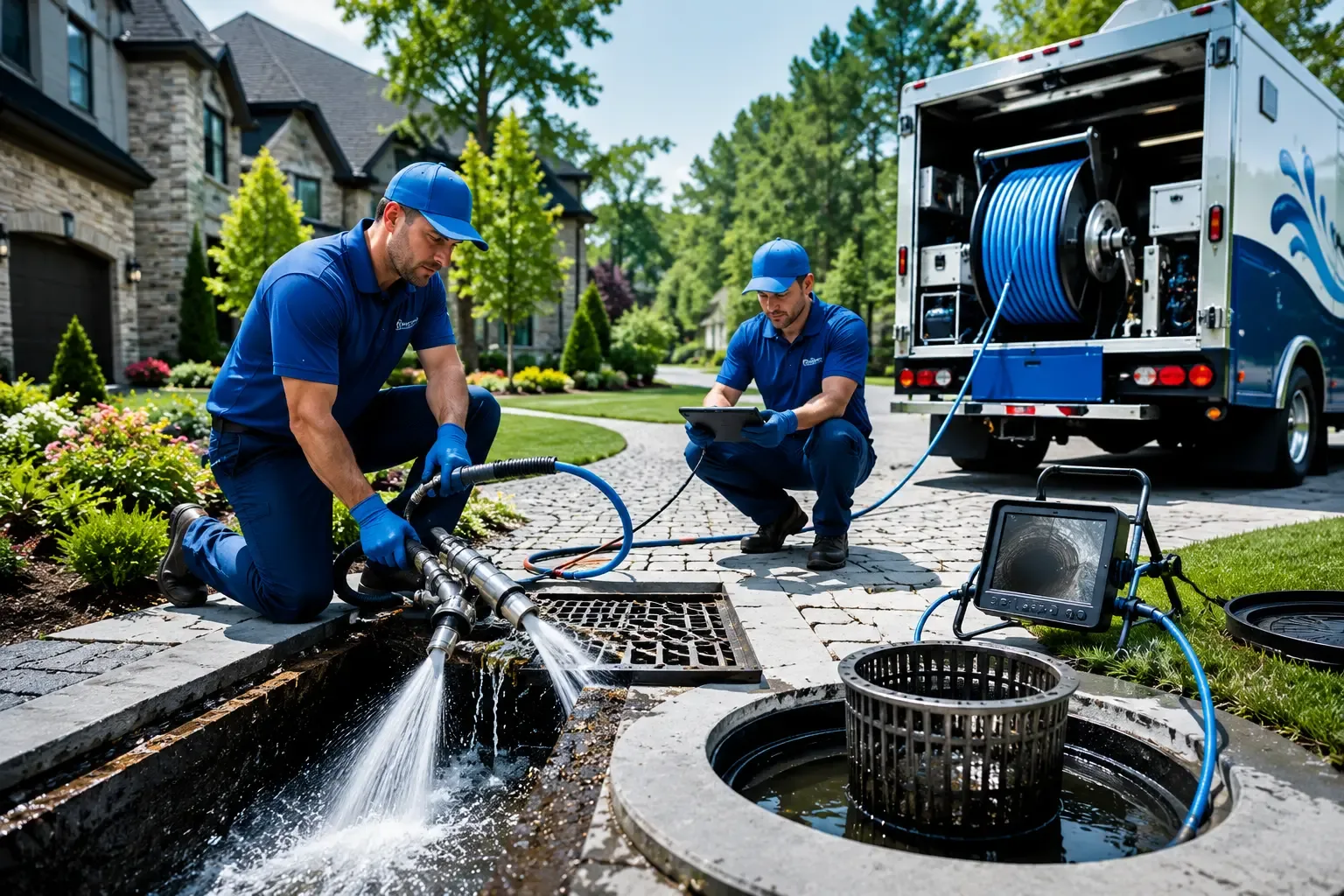 Local outdoor drain cleaning professionals in Marengo, IL