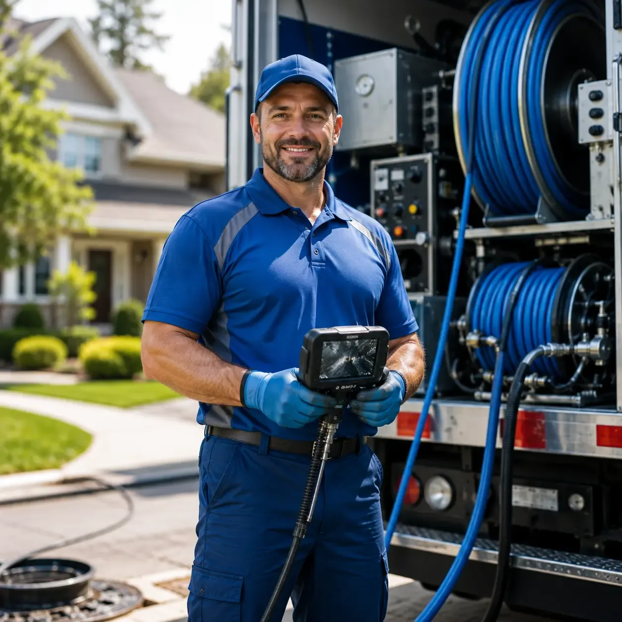 Local outdoor drain cleaning specialists in Marengo, IL